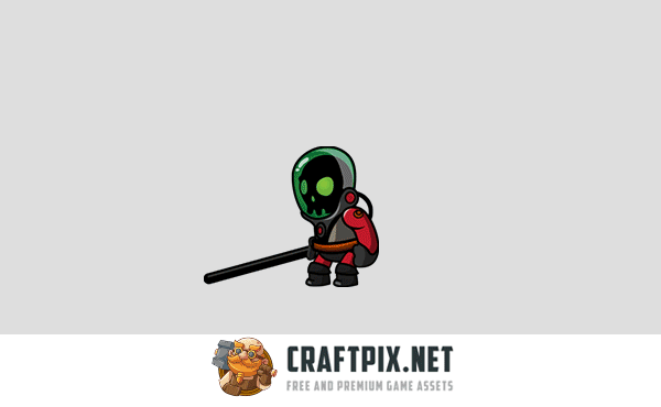 3 Enemy Character Sprite Set