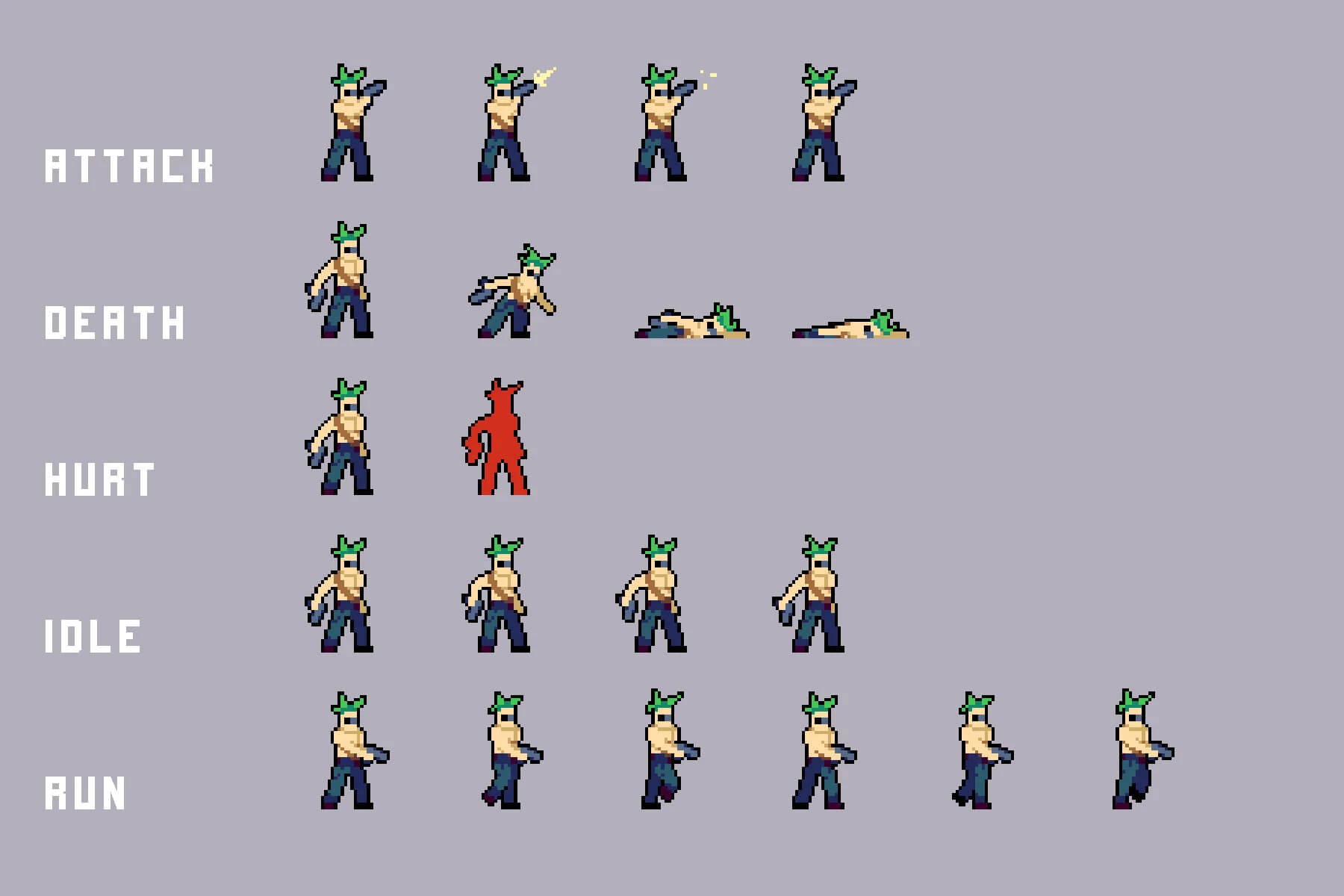 Residential Area Enemies Pixel Art Pack