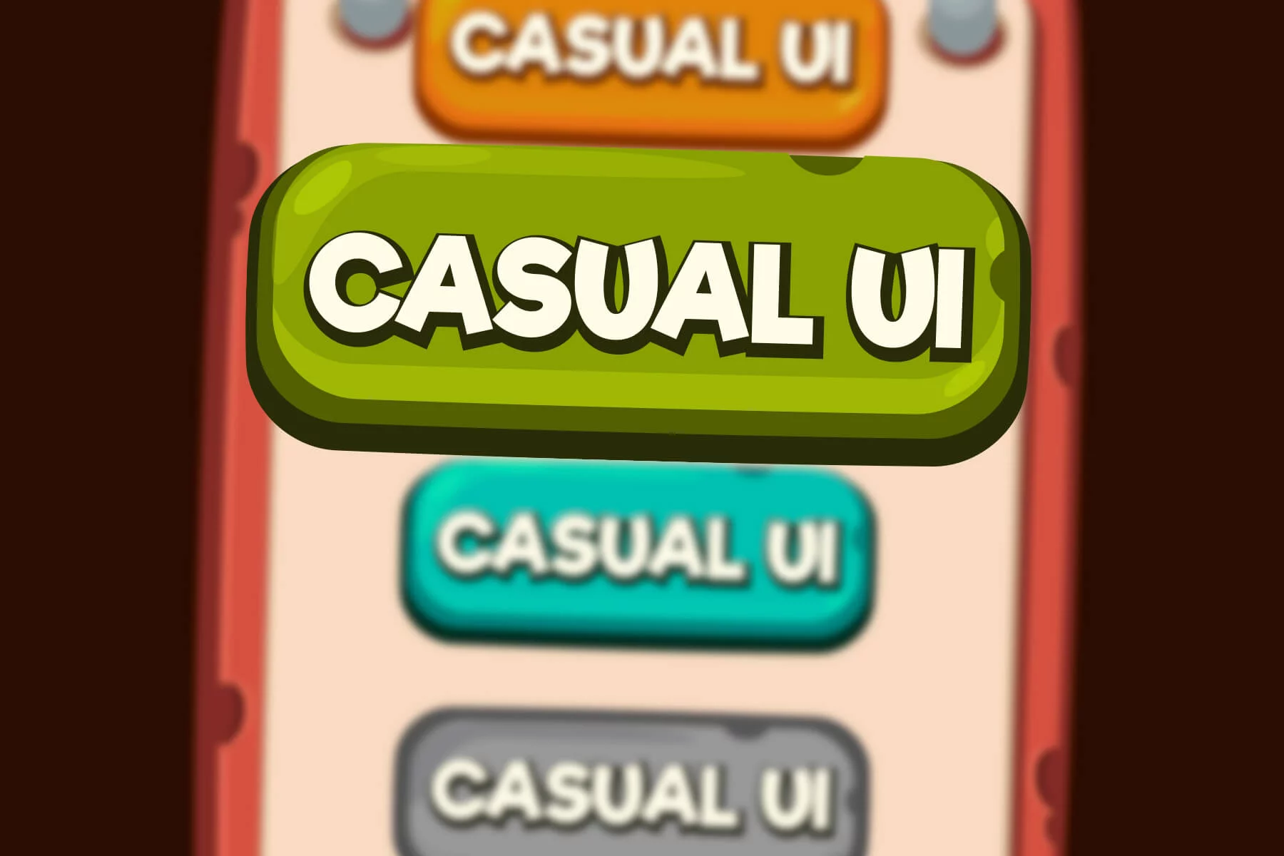Casual UI Vector Game Asset Pack