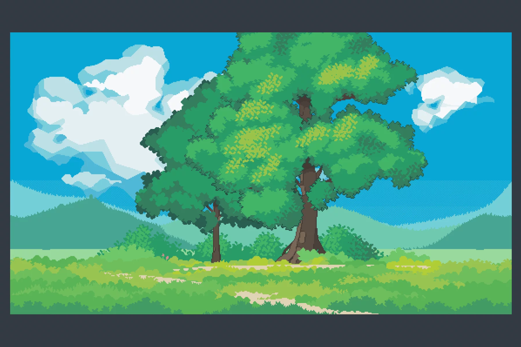 Nature Backgrounds Pixel Art