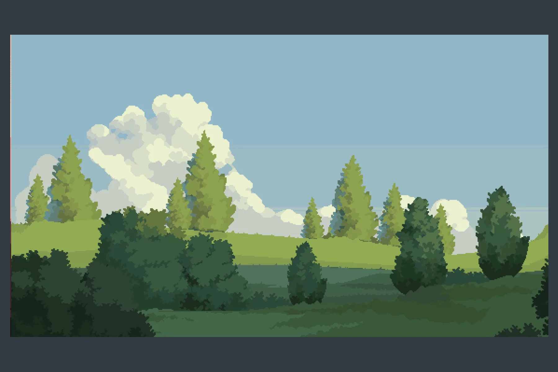 Nature Backgrounds Pixel Art