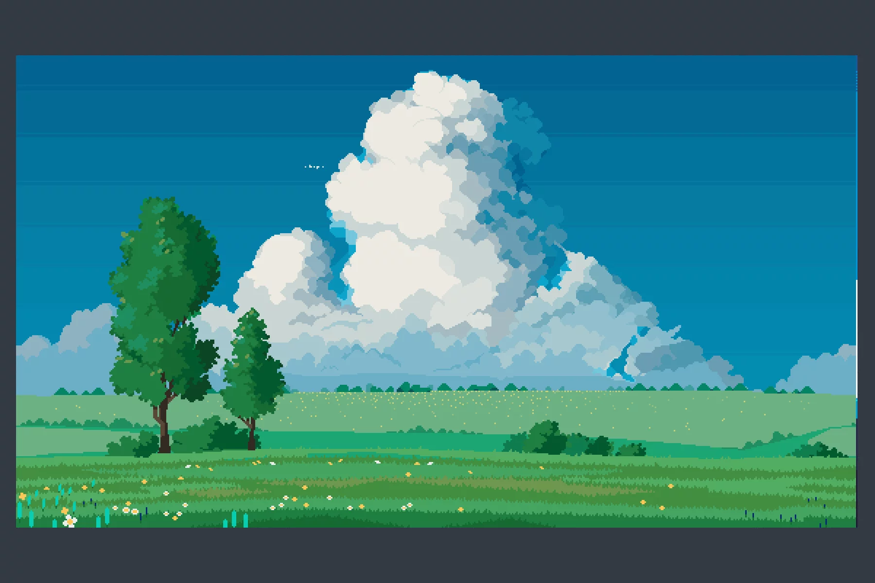 Nature Backgrounds Pixel Art