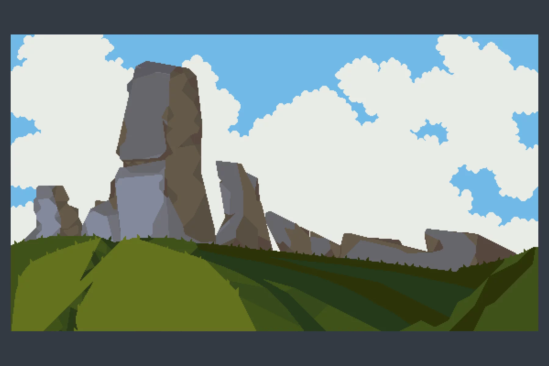 Nature Backgrounds Pixel Art
