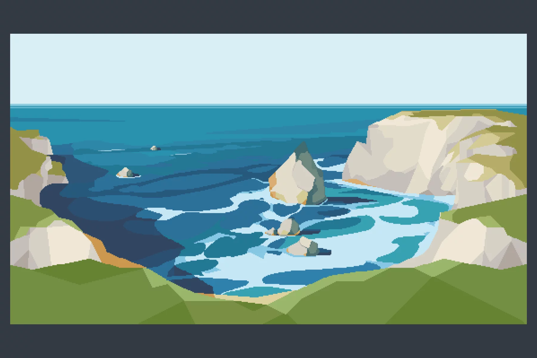 Nature Backgrounds Pixel Art