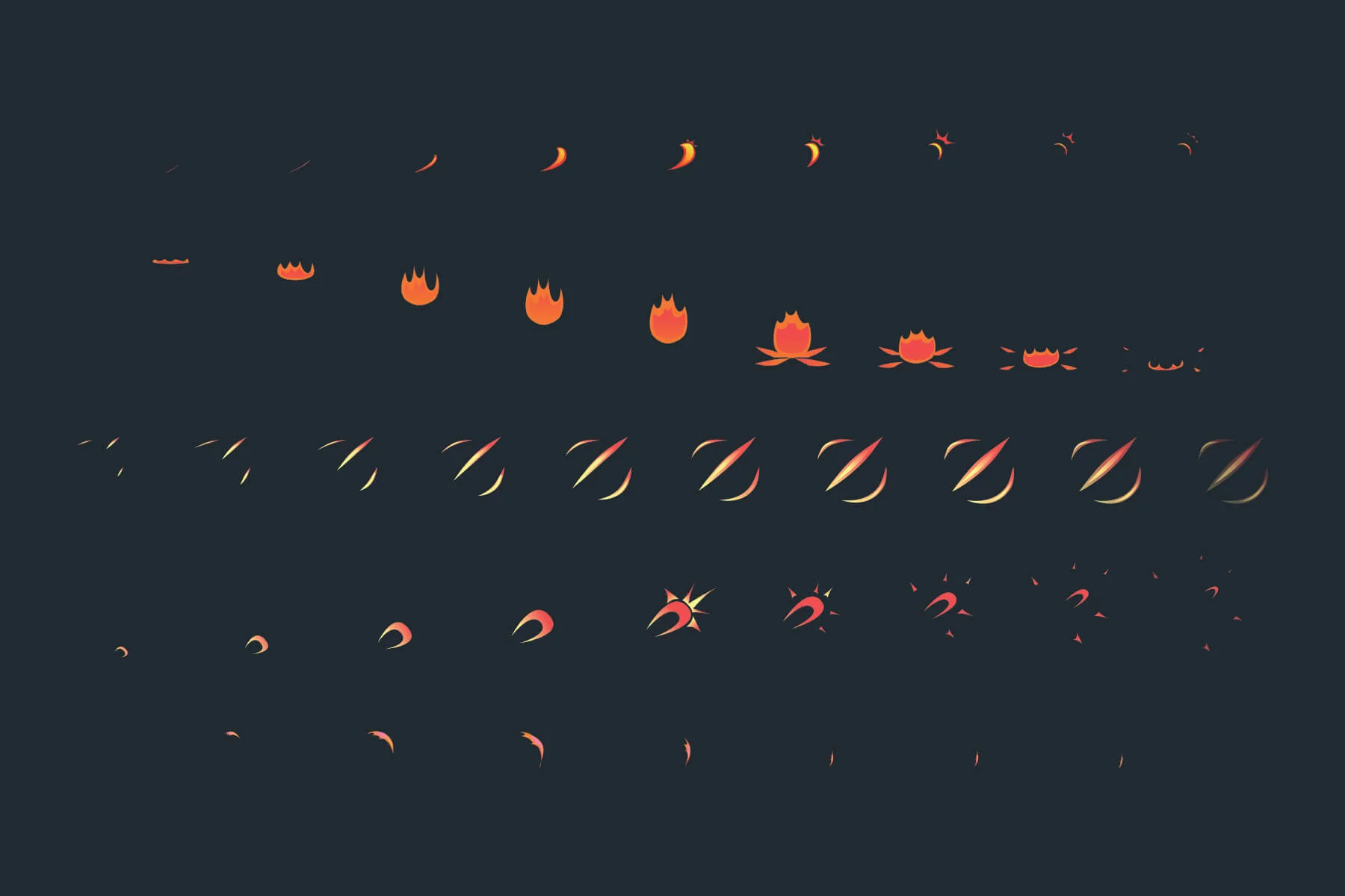 Slash Effects Sprite Pack