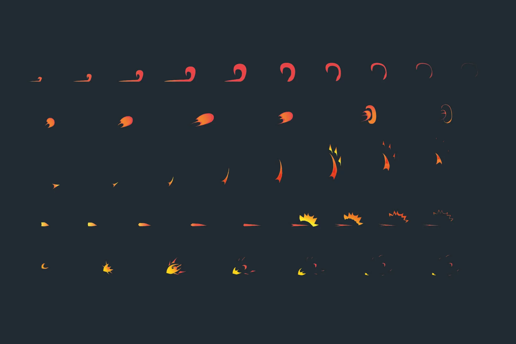 Slash Effects Sprite Pack