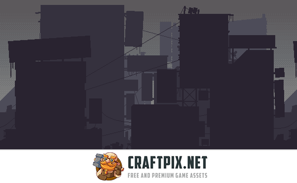 Scrolling City Backgrounds Pixel Art