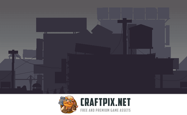 Scrolling City Backgrounds Pixel Art