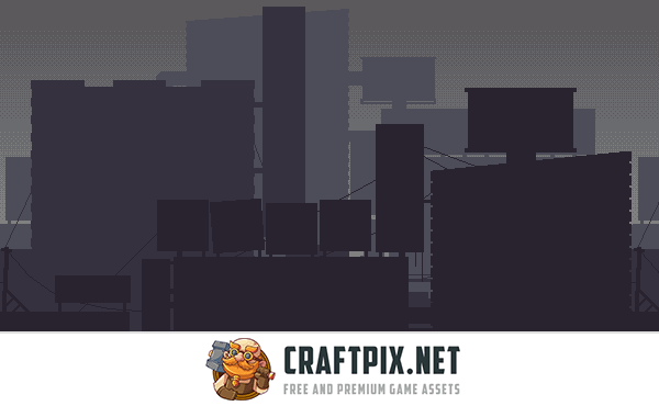 Scrolling City Backgrounds Pixel Art