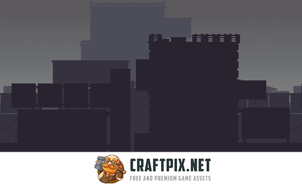 Scrolling City Backgrounds Pixel Art