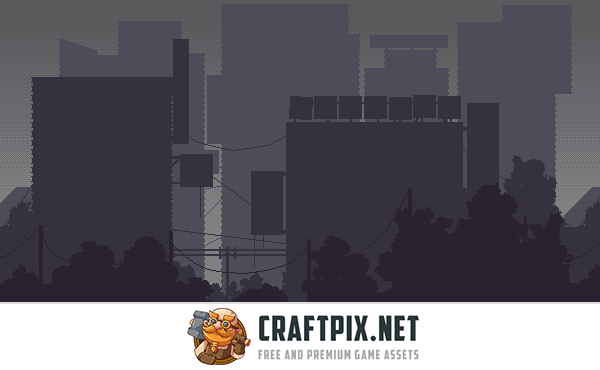 Scrolling City Backgrounds Pixel Art