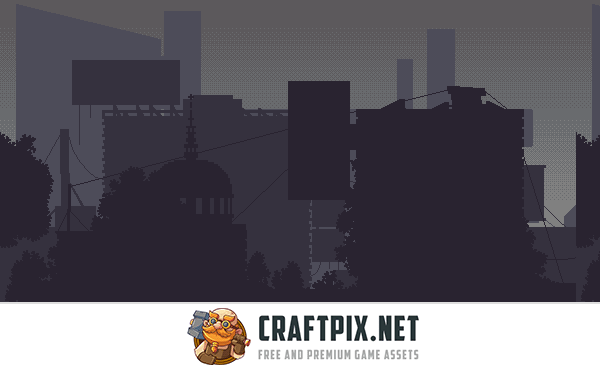 Scrolling City Backgrounds Pixel Art