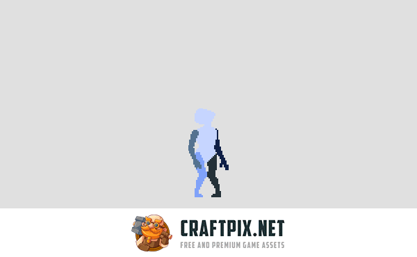 Prototype Zombie Sprite Sheet Pixel Art Pack