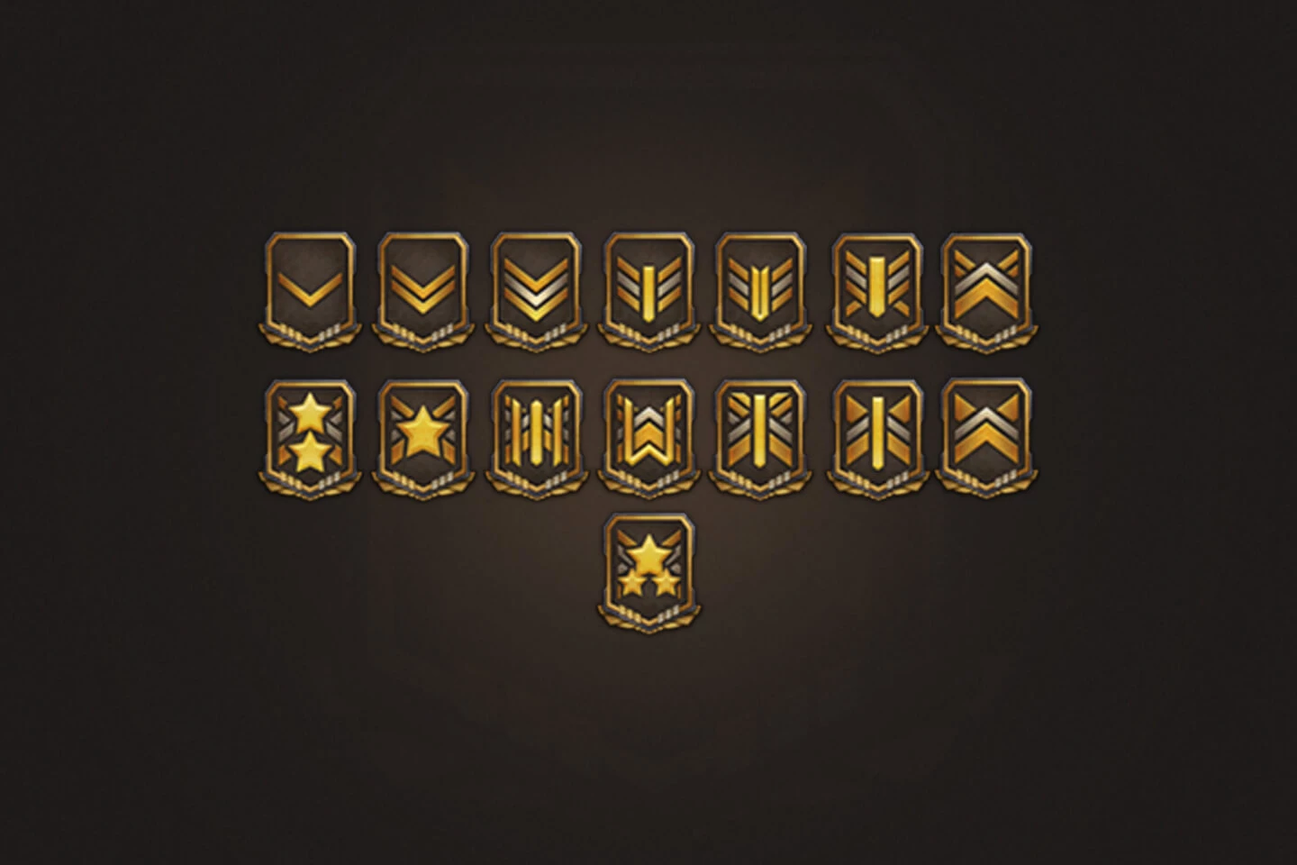Mod Ranks 2D Icon Pack