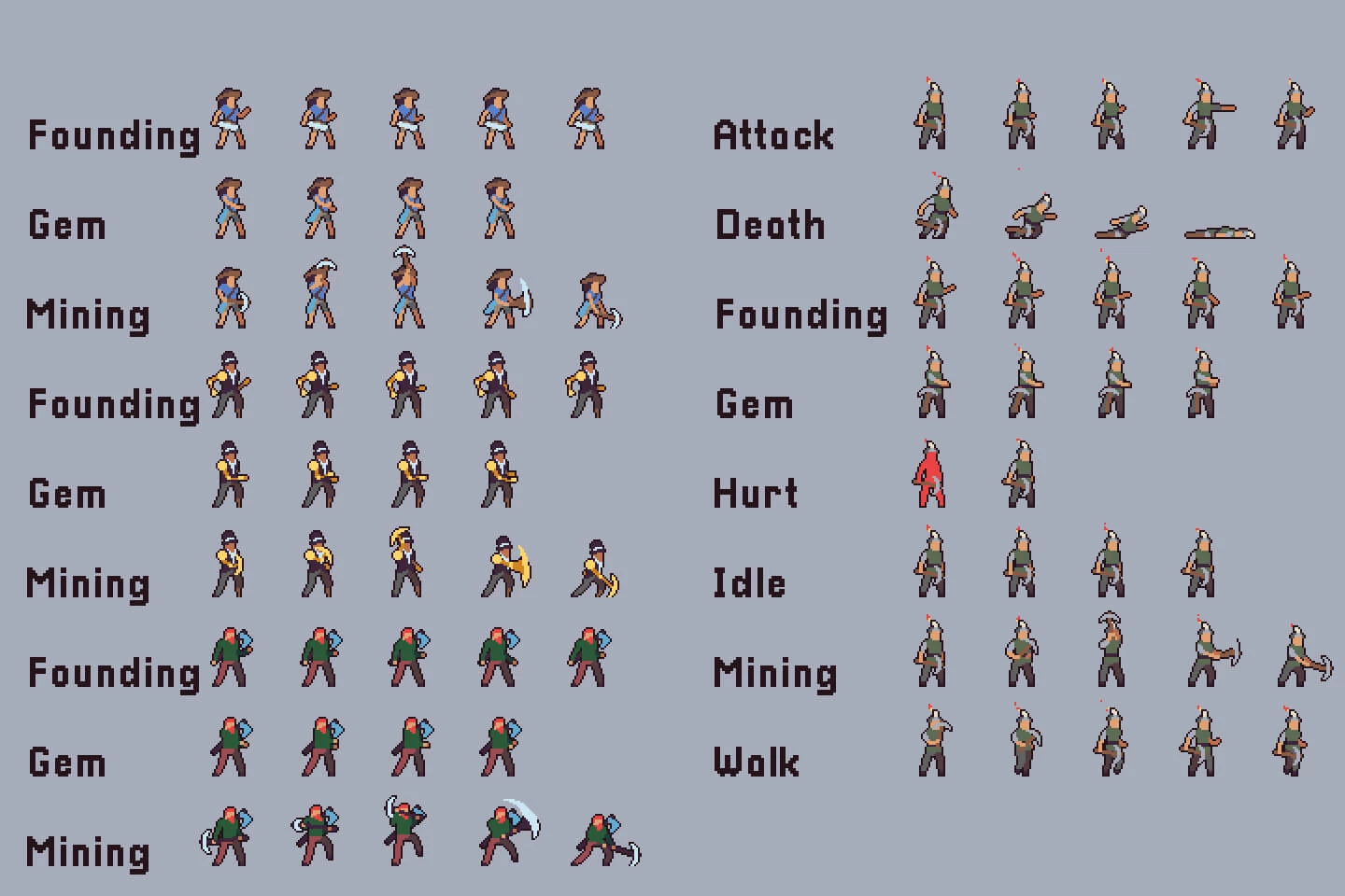 Mining Game Assets Pixel Art Pack