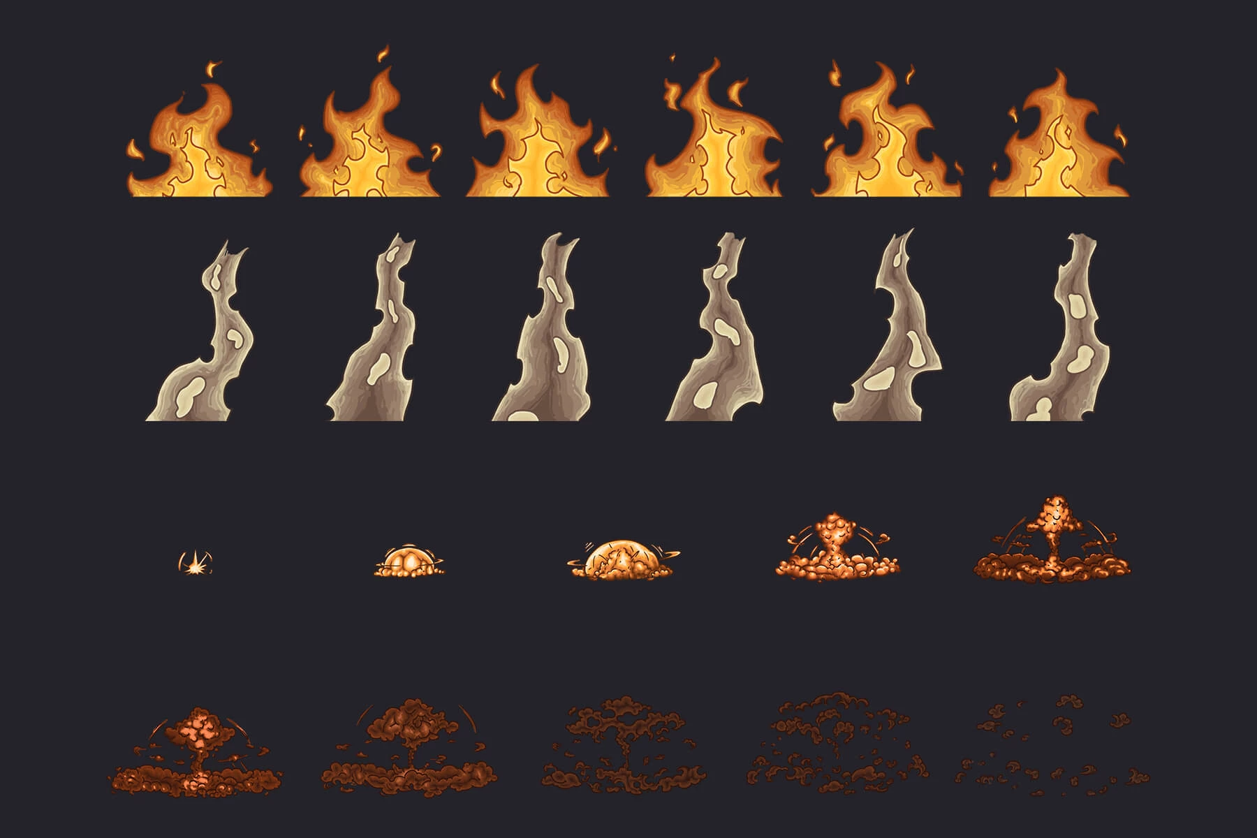 Animated Explosion Sprite Pack