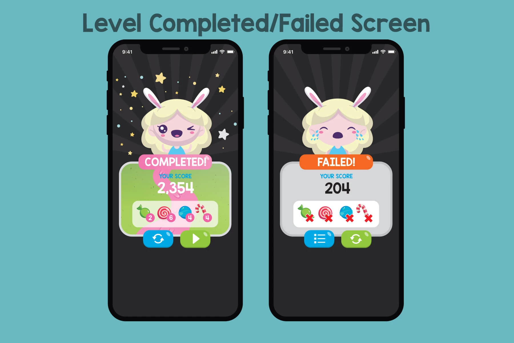 Candy Match 3 Game Assets