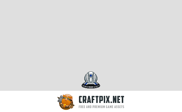 Pixel Art Space Trap Game Asset Pack