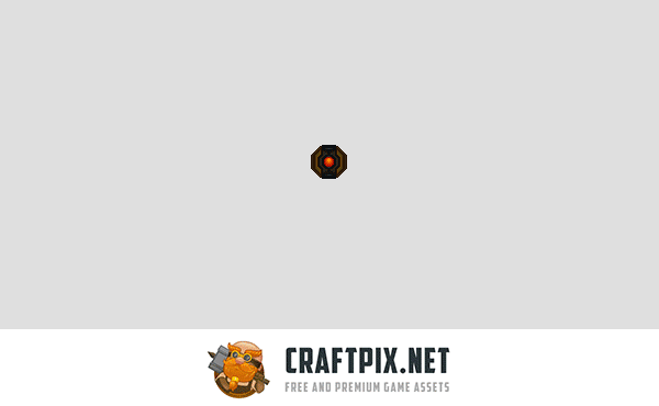 Pixel Art Space Trap Game Asset Pack