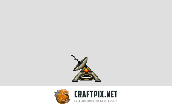 Pixel Art Space Trap Game Asset Pack