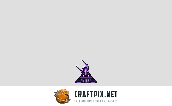 Pixel Art Space Trap Game Asset Pack