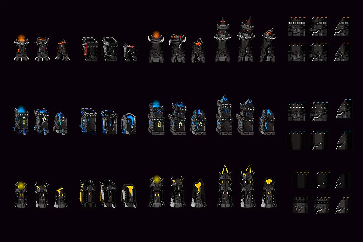Dark Castle Game Assets