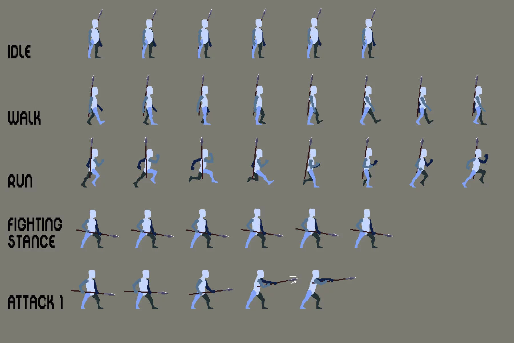 Pixel Art Prototype Medieval Character Pack 6