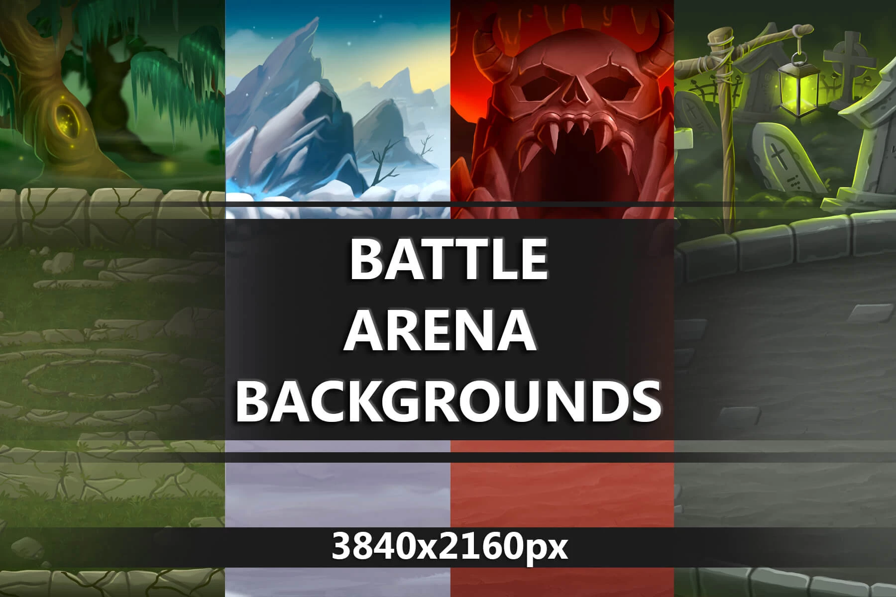 RPG Arena Backgrounds Asset Pack