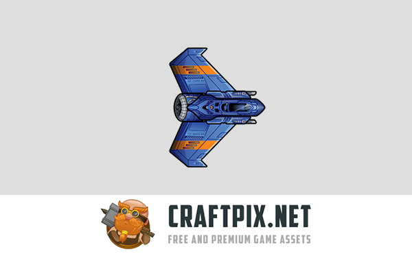 Spaceship 2D Game Sprites