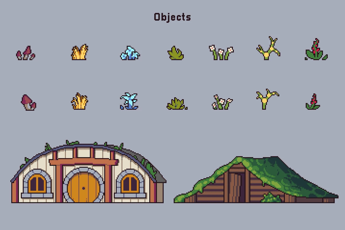 Herbalism Game Assets Pixel Art Pack