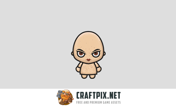 Wizard 4-Direction Woman Character Sprites