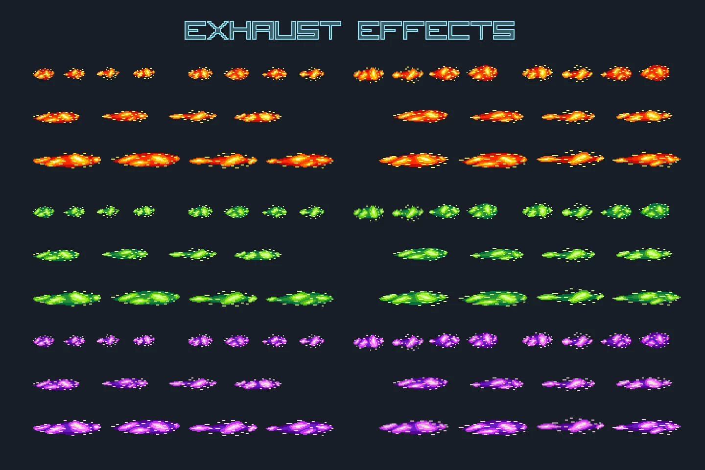 Pixel Art Boss Spaceship 2D Game Sprites