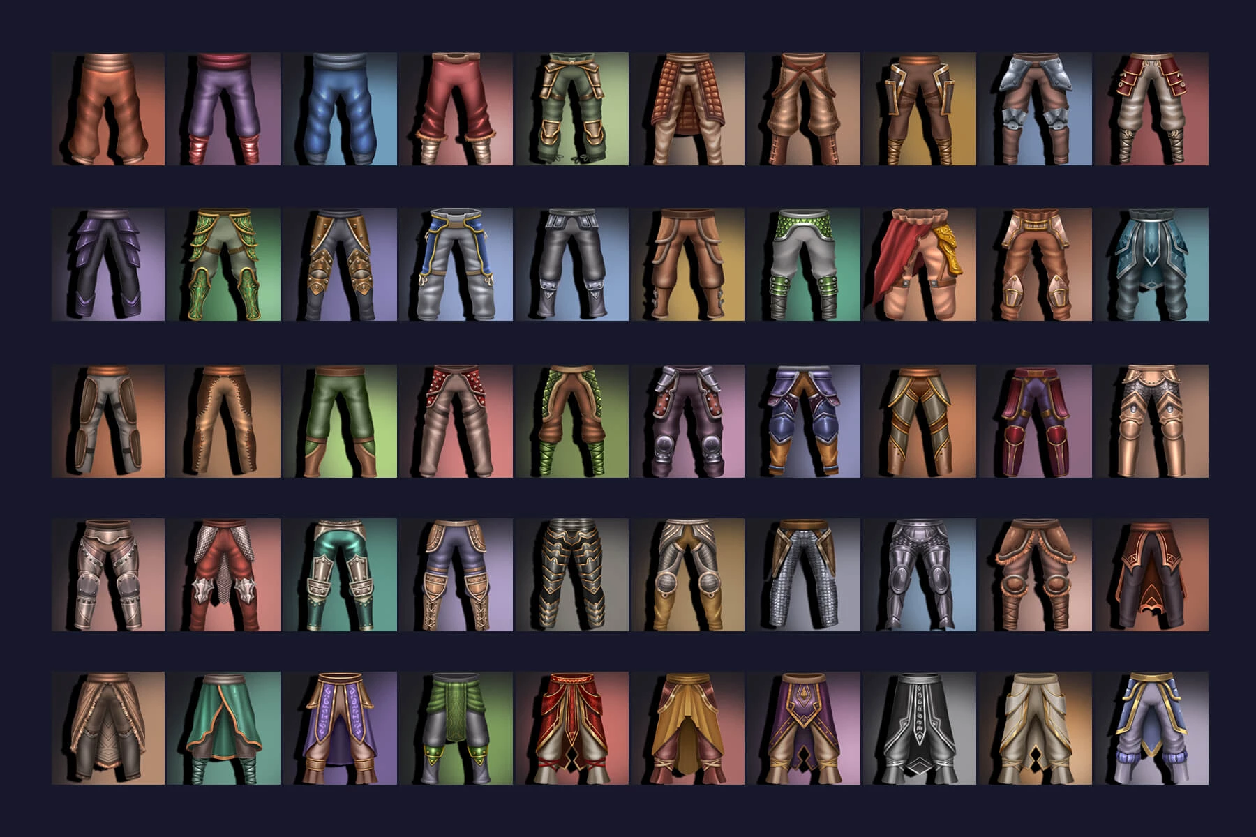 RPG Greaves Icons