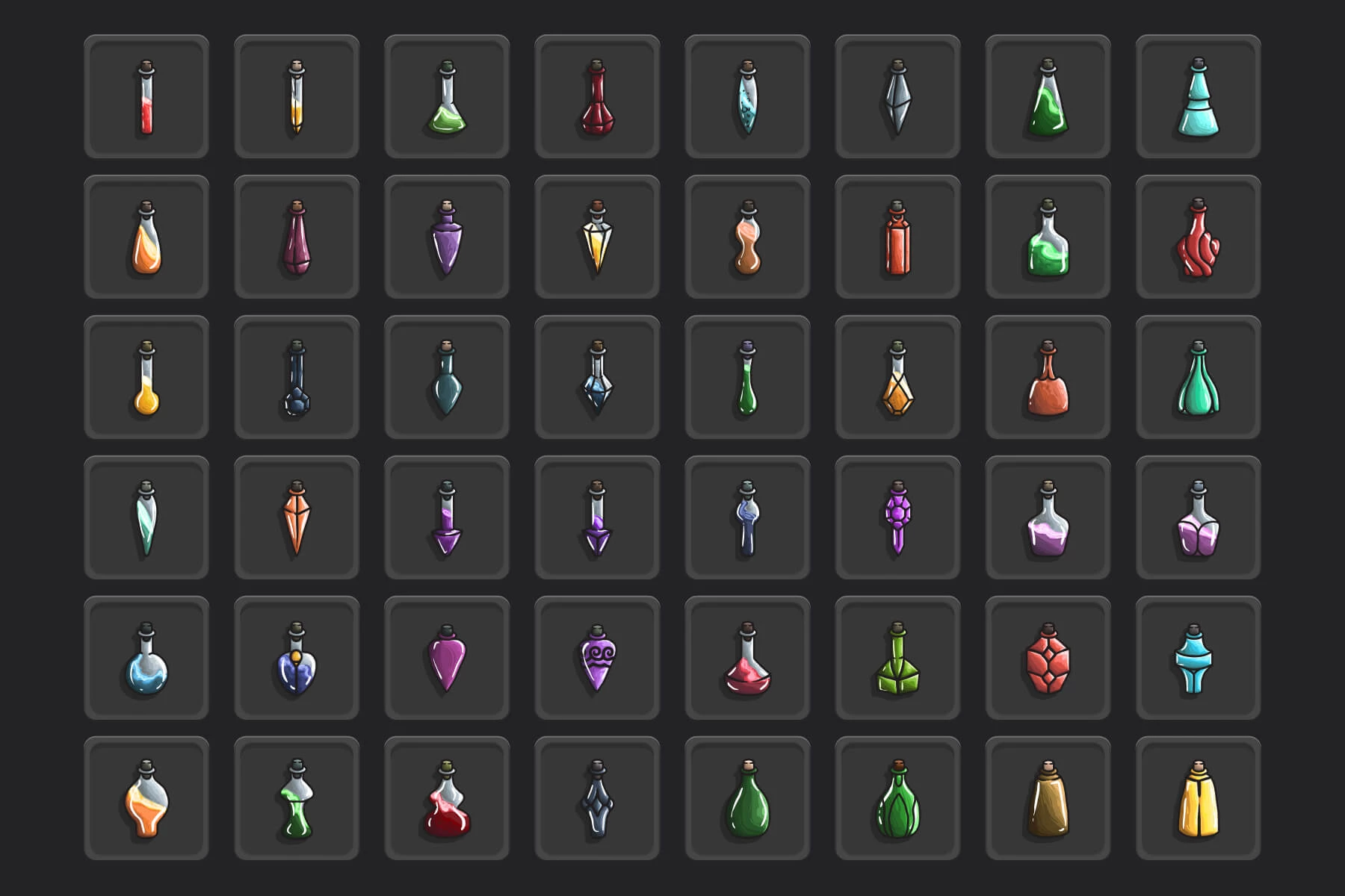 Magic Potion RPG Icon Pack