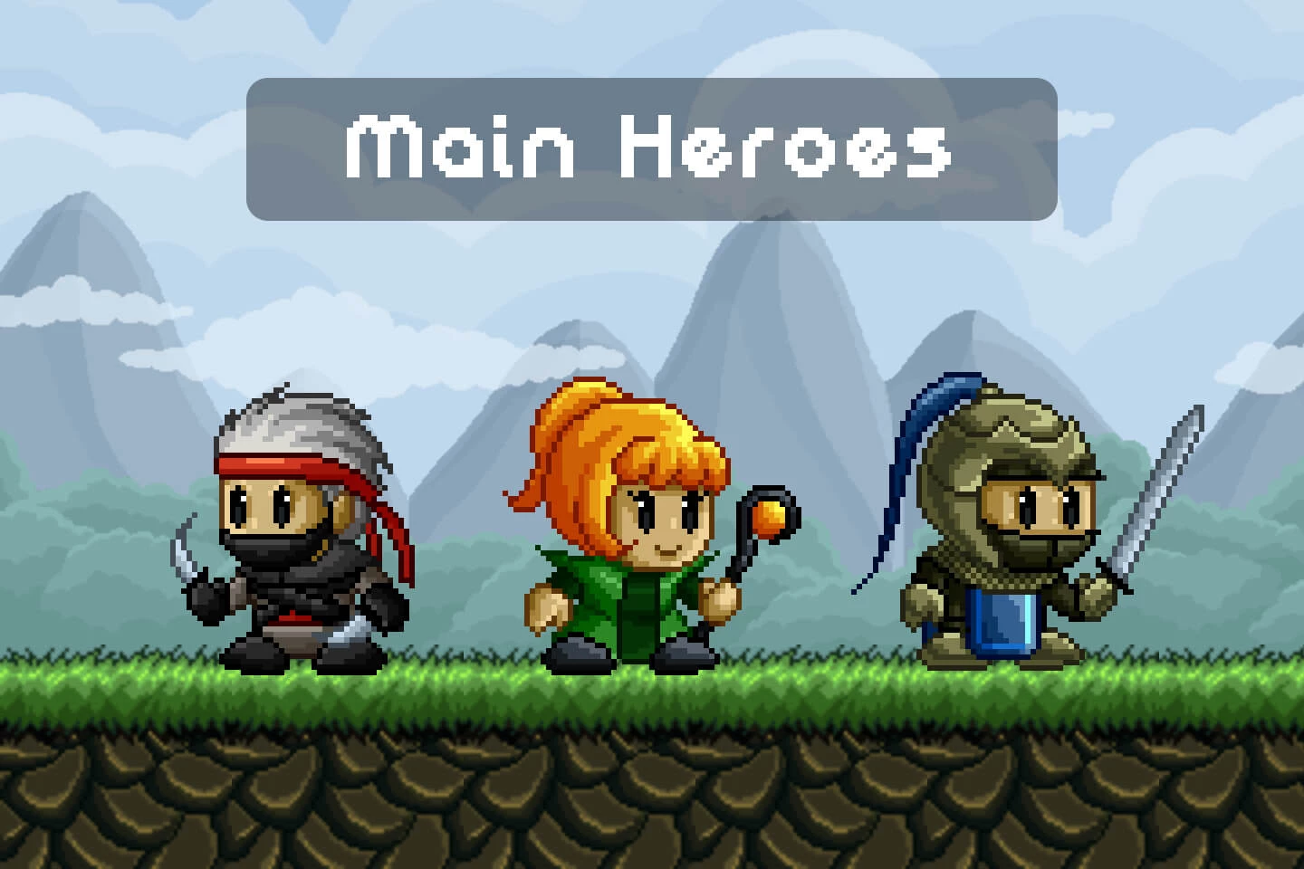 Pixel Art Characters for Platformer Games