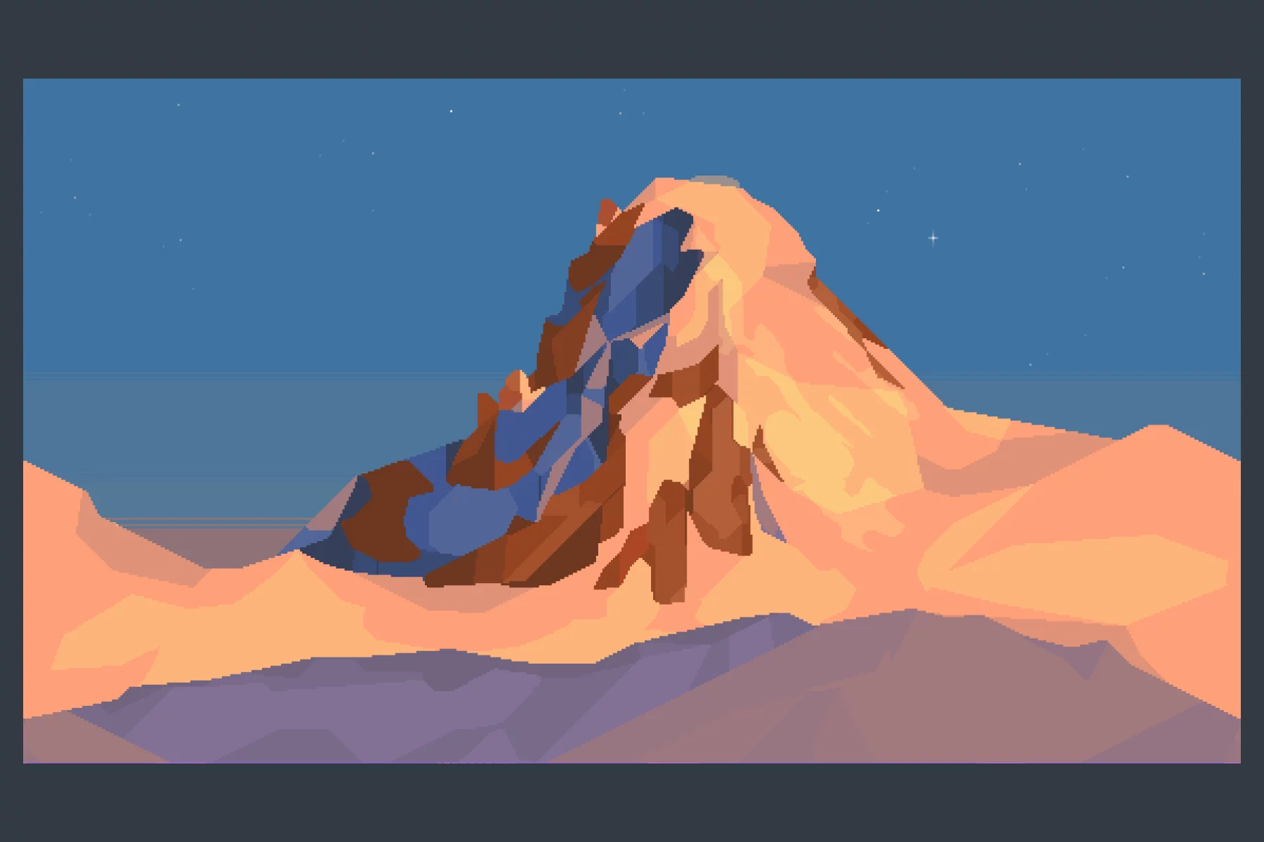 Winter Backgrounds Pixel Art