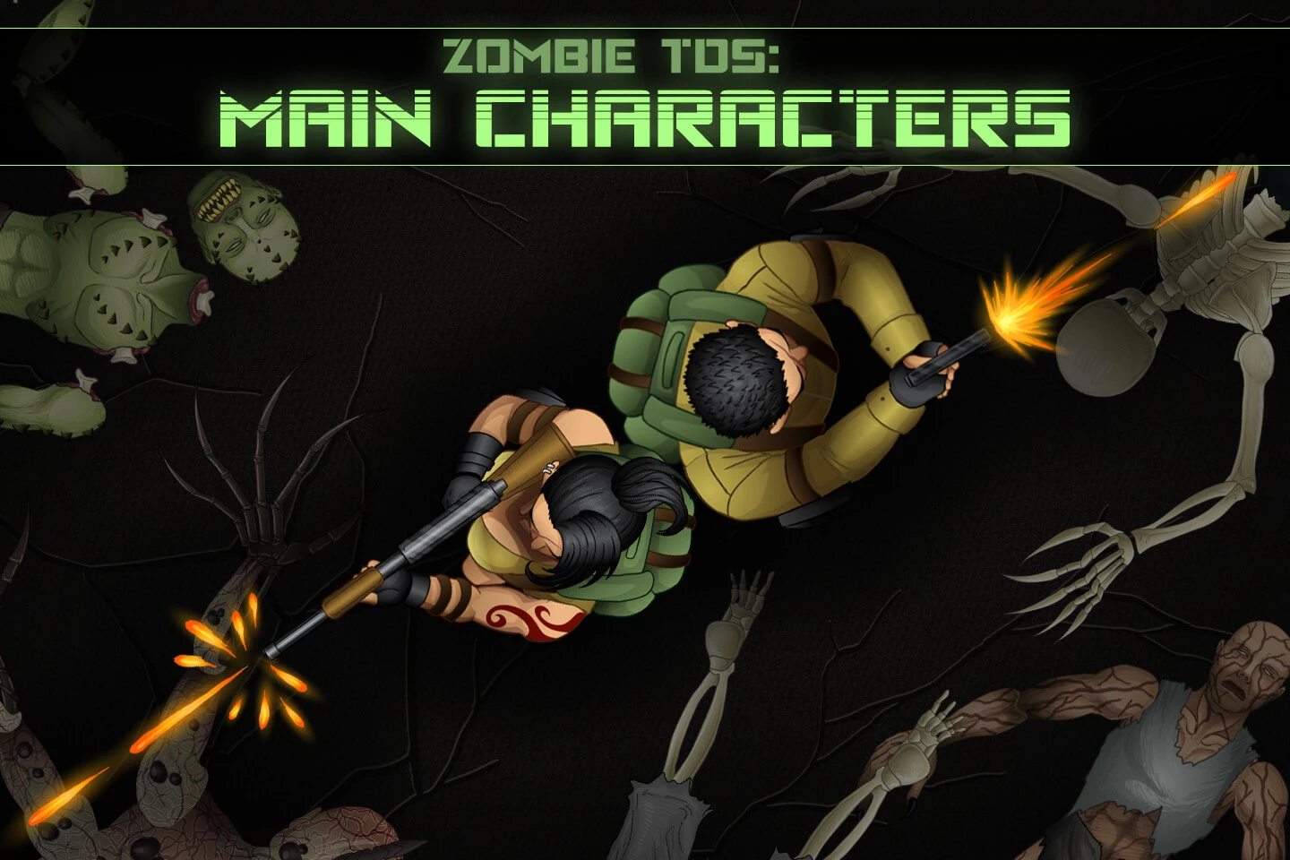 Zombie TDS: Main Characters