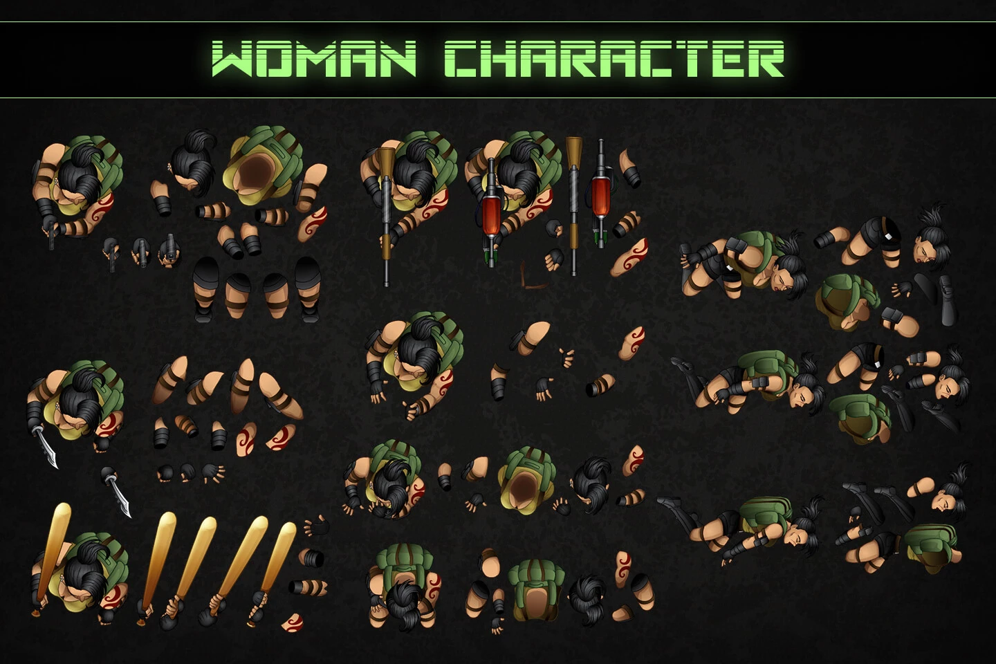 Zombie TDS: Main Characters