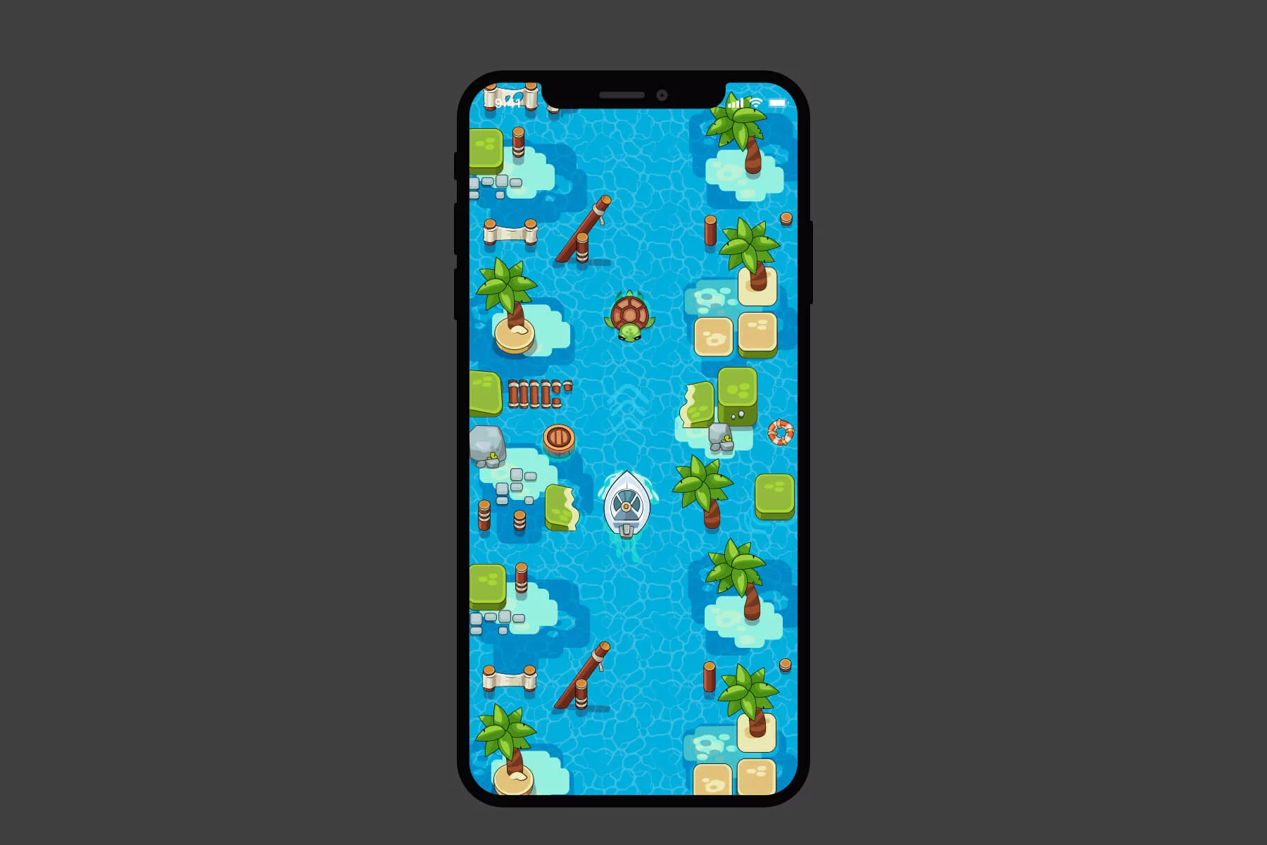 Top View Island Game Assets Pack