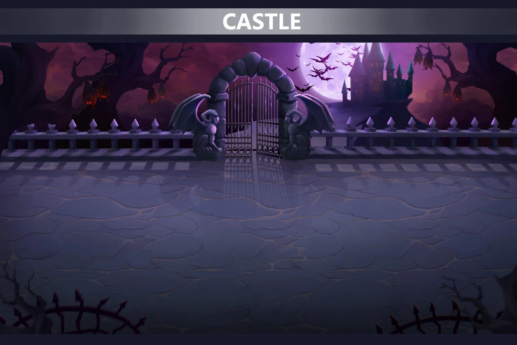 Vampires Locations Battle Background Pack