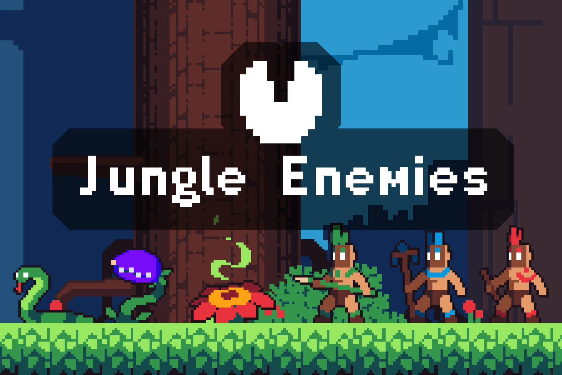 Forest Enemies Pixel Art Sprite Sheet Pack