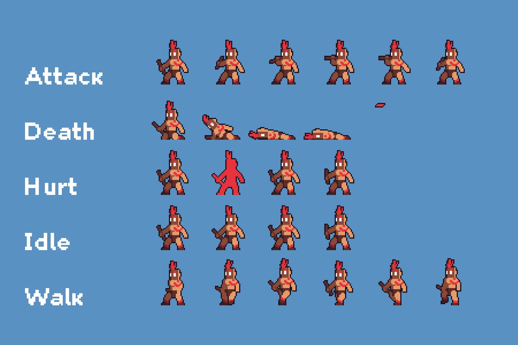 Forest Enemies Pixel Art Sprite Sheet Pack
