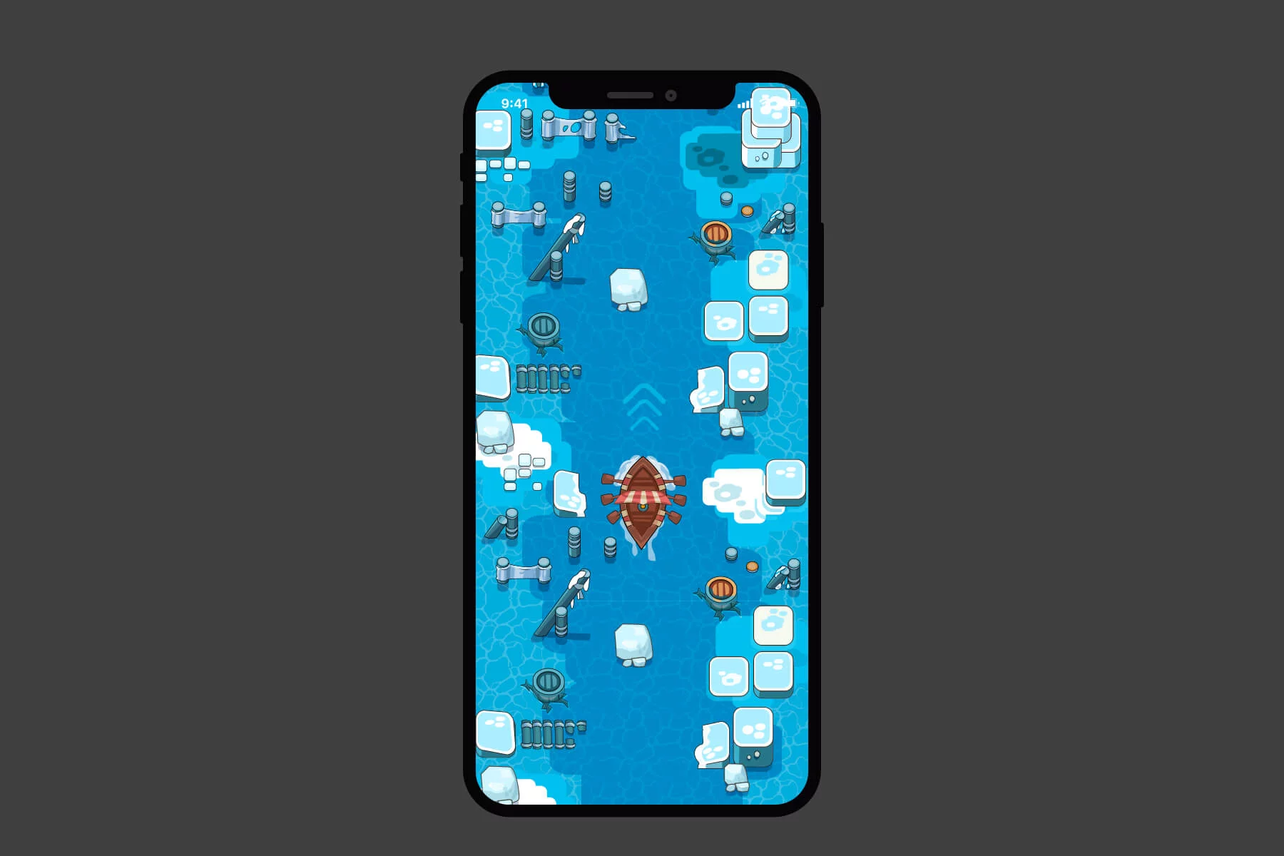 Top View Arctic Viking Game Asset Pack
