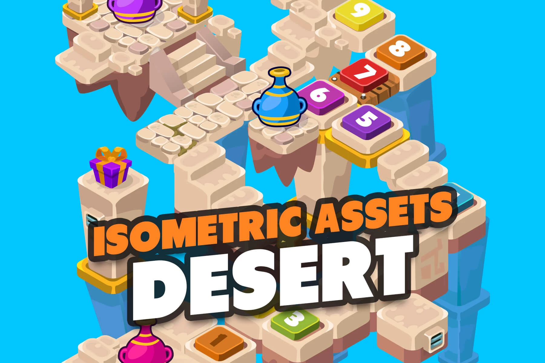 Isometric Desert Game Assets