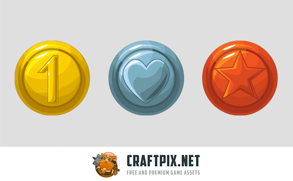 Game Coins Sprite Sheets