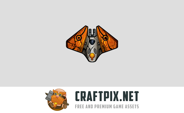 Pirate Spaceship Game Sprites