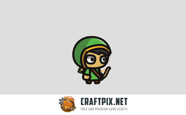 Archer Tiny Style 2D Character Sprites