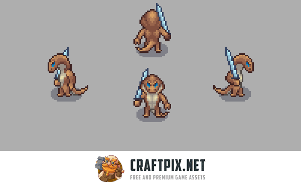 Lizardmen Pixel Art Character Sprite Pack