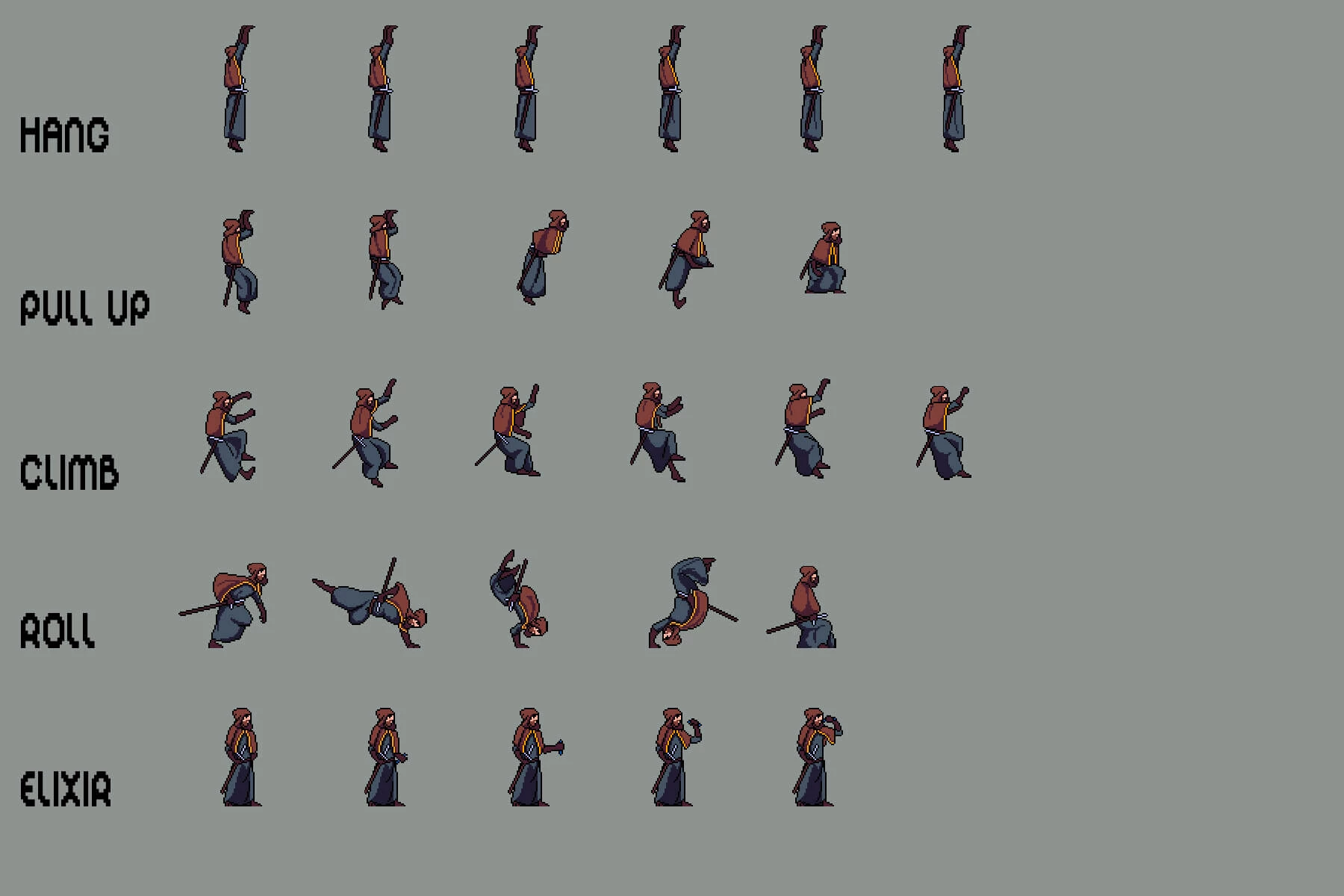 Wizard Pixel Art Sprites Pack 2