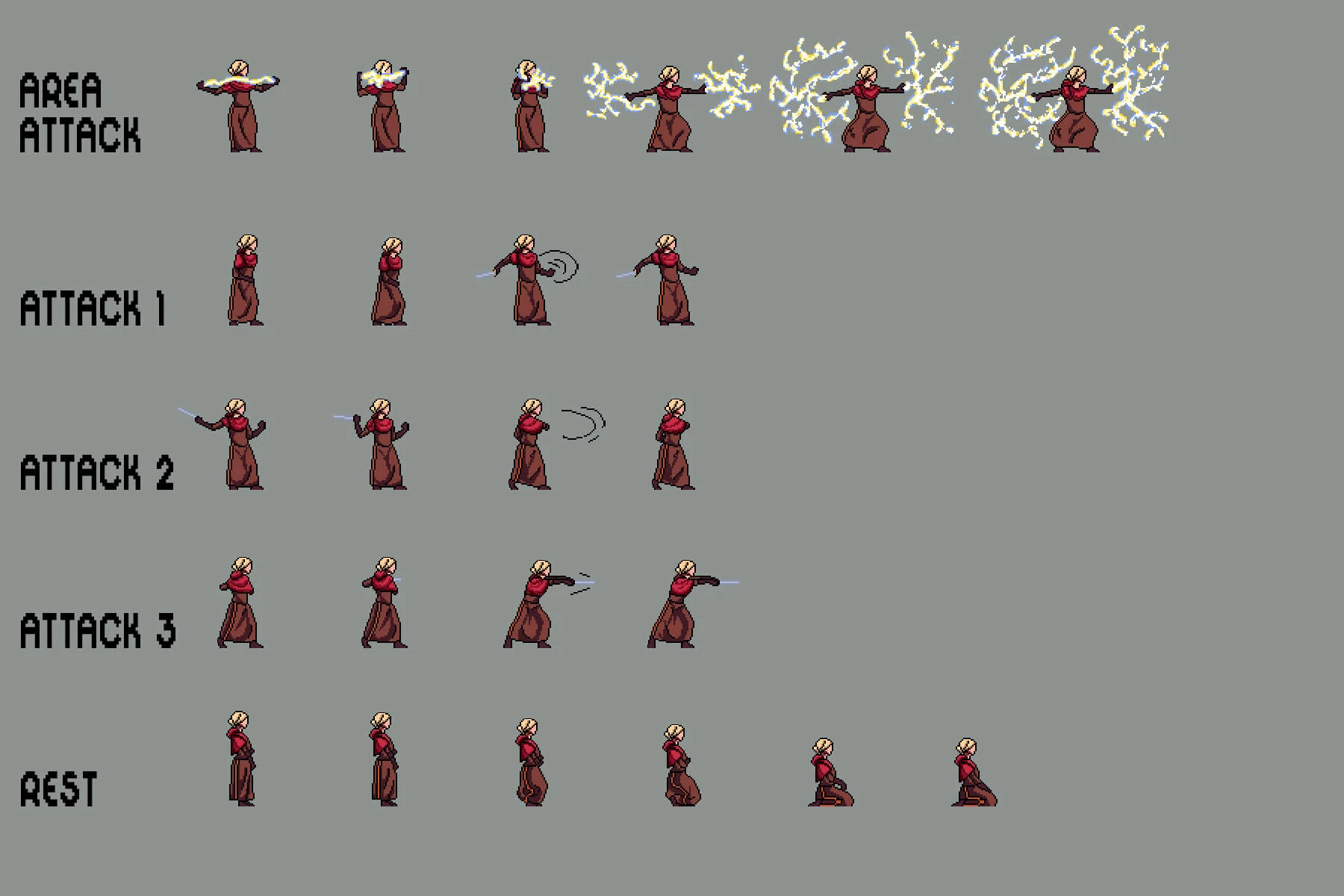 Wizard Pixel Art Sprites Pack 2